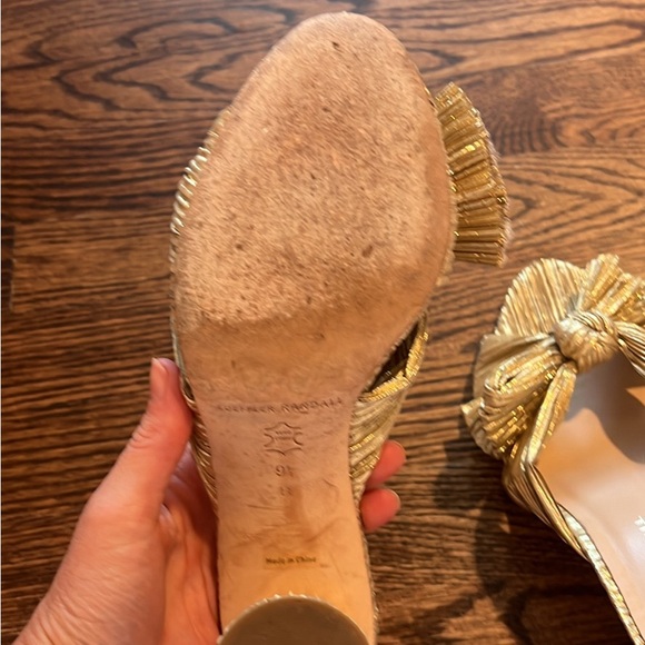 Loeffler Randall Gold Penny Heel - Picture 4 of 7